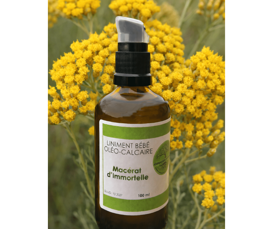 Liniment Bébé oléo-calcaire au macérat d’Immortelle
